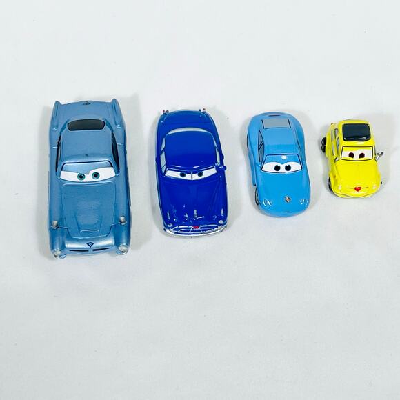 Disney Pixar Cars Lot of 7 Diecast Metal Mixed Character Car Toys McQueen Hudson - Picture 7 of 13